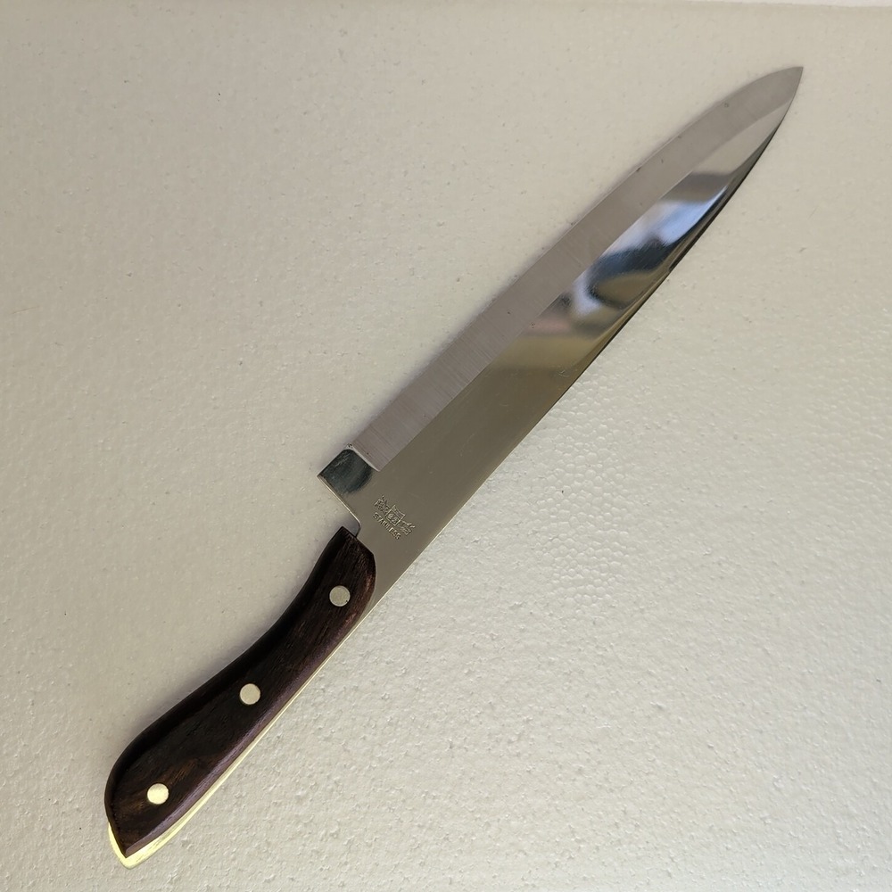 Regent Sherwood RS Stainless Steel Chefs Knife 9" Full Tang Blade‎ JAPAN VTG